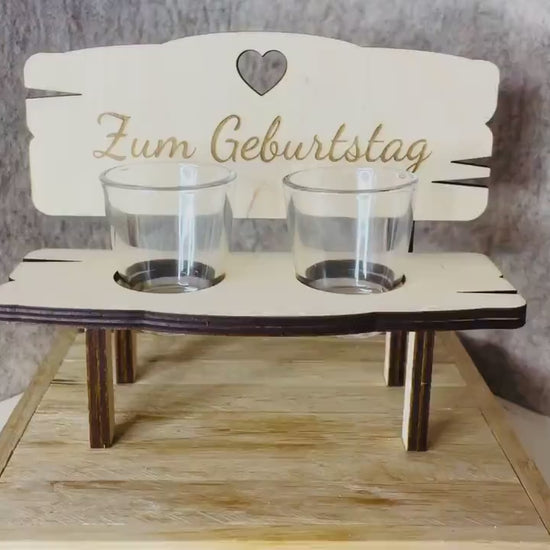 SVG Laser Datei Schnapsbank individuell, Vorlage für Sperrholz, Geschenk selbst gestalten